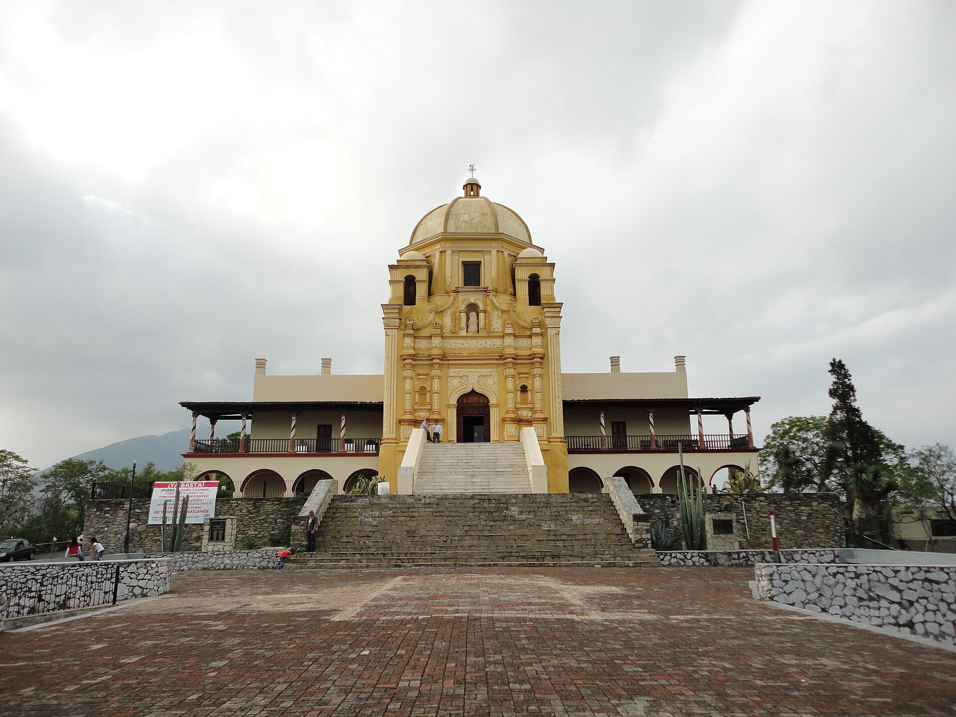 El Obispado, the 1780s Bishop's Palace on its hill west of downtown, now the Regional Museum of Nuevo León.